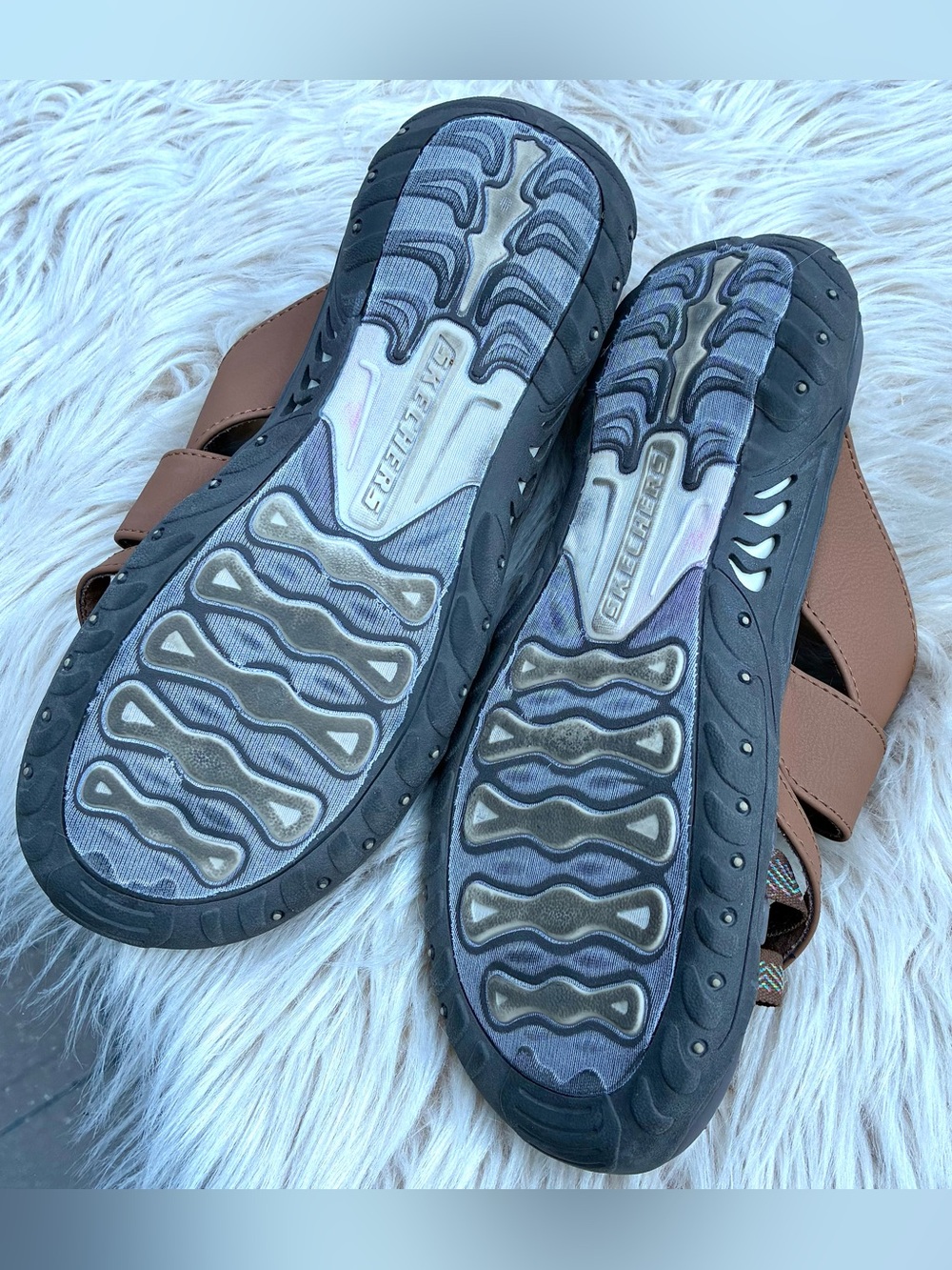 Skechers Women’s Reggae Sunday Stroll Slide Sandals Sz 8 - Picture 8 of 8